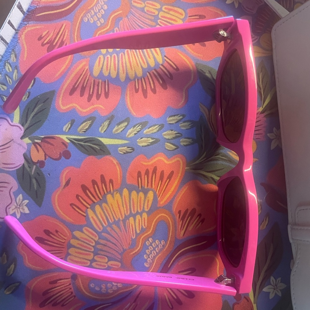 Celine Pink Sunglasses with Celine Carrying Bag - Picture 3 of 9
